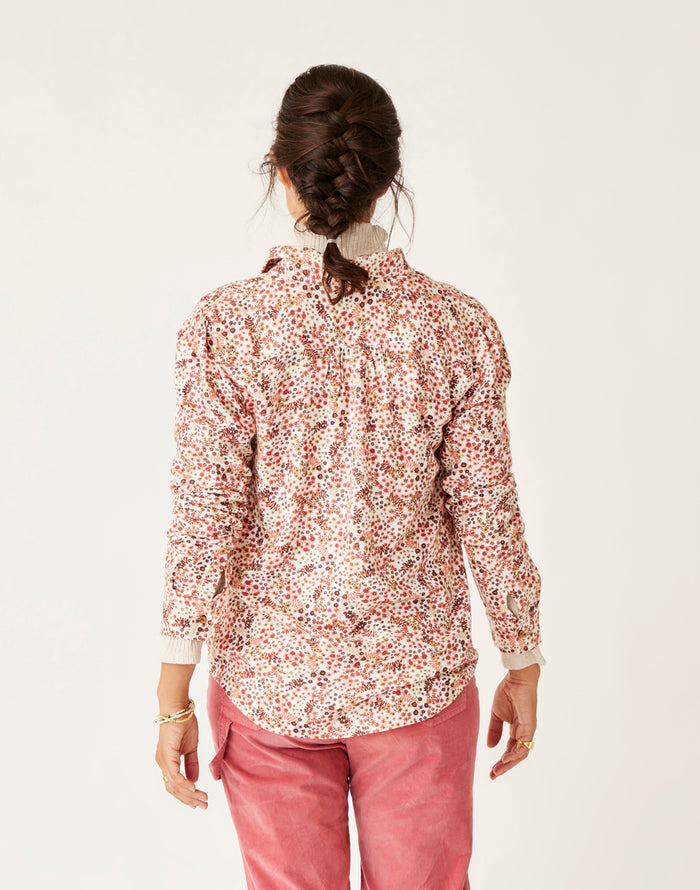 Nadia Twill Shirt: Cloud Ditsy - FINAL SALE