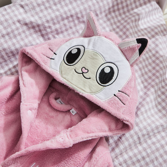 Name It Personalised Gabby's Dollhouse Cat Pink Robe