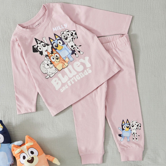 Name It Personalised Lilac Bluey Pyjamas