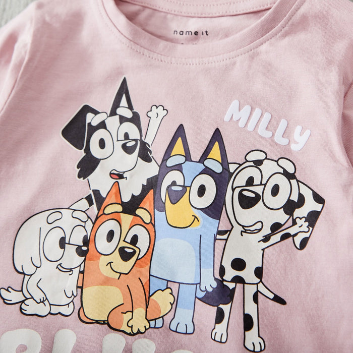 Name It Personalised Lilac Bluey Pyjamas