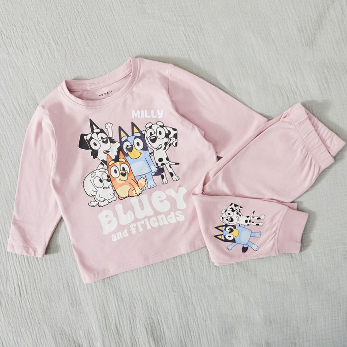 Name It Personalised Lilac Bluey Pyjamas