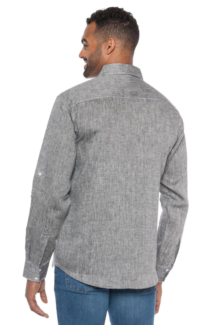 Napali | Men's Stain Resistant Long Sleeve Linen Shirt