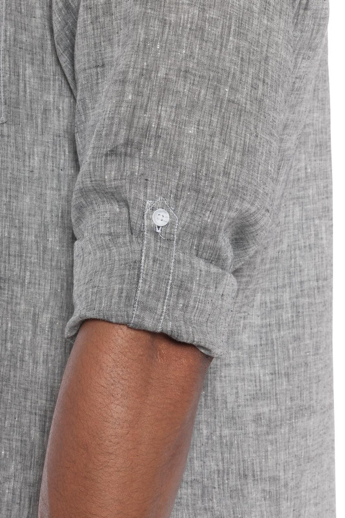 Napali | Men's Stain Resistant Long Sleeve Linen Shirt