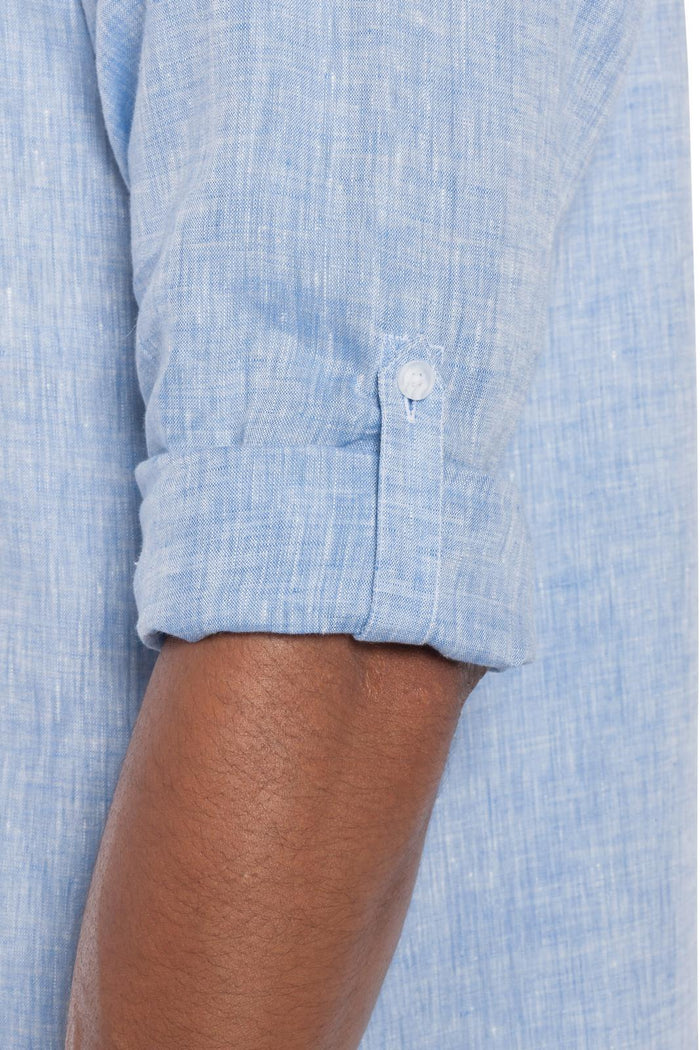 Napali | Men's Stain Resistant Long Sleeve Linen Shirt