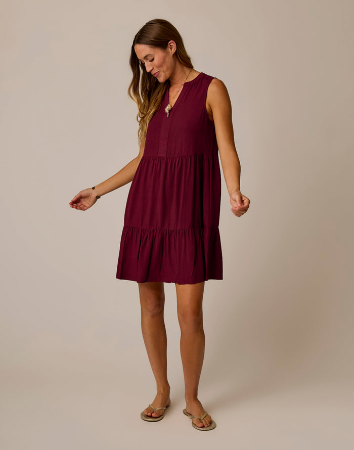 Nellie Dress: Port