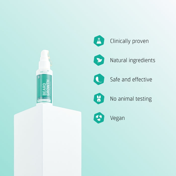 Neofollics beard growth serum (7% Neoxyl)