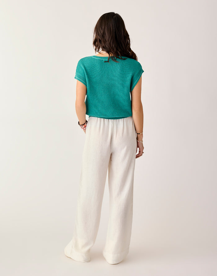 Nico Linen Pant: Cloud Chambray - FINAL SALE