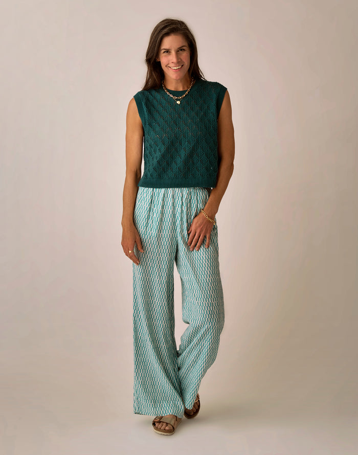 Nico Linen Pant: Surfboard