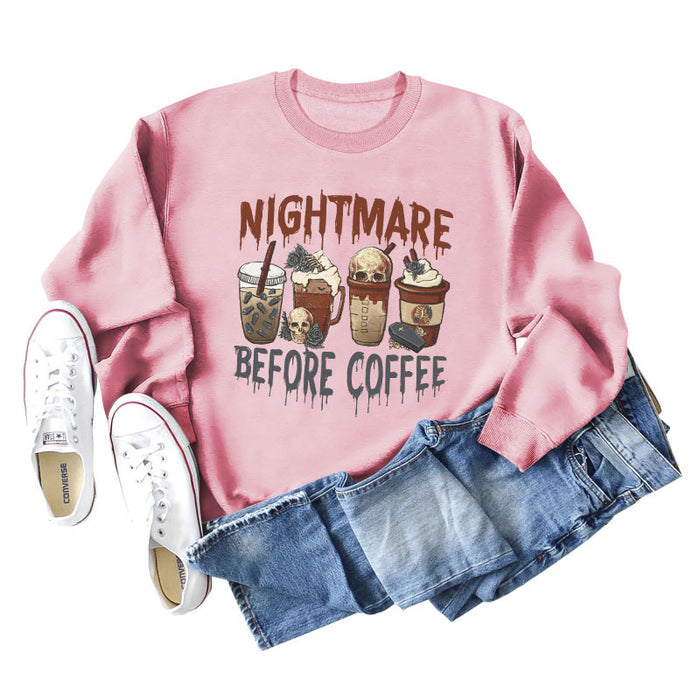NIGHTMARE BEFORE CREW NECK LONGSLEEVE SWEATER