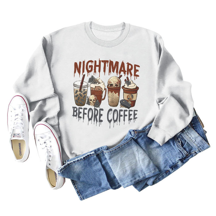 NIGHTMARE BEFORE CREW NECK LONGSLEEVE SWEATER