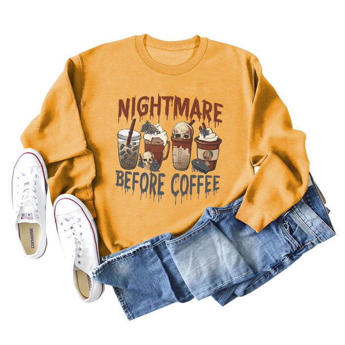 NIGHTMARE BEFORE CREW NECK LONGSLEEVE SWEATER