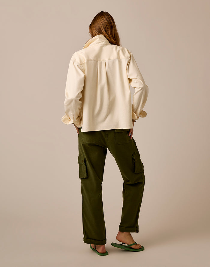 Nina Cargo Pant: Fir