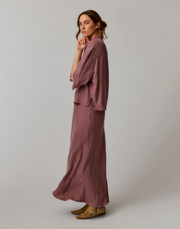 Nova Kindsilk Top: Rose Taupe