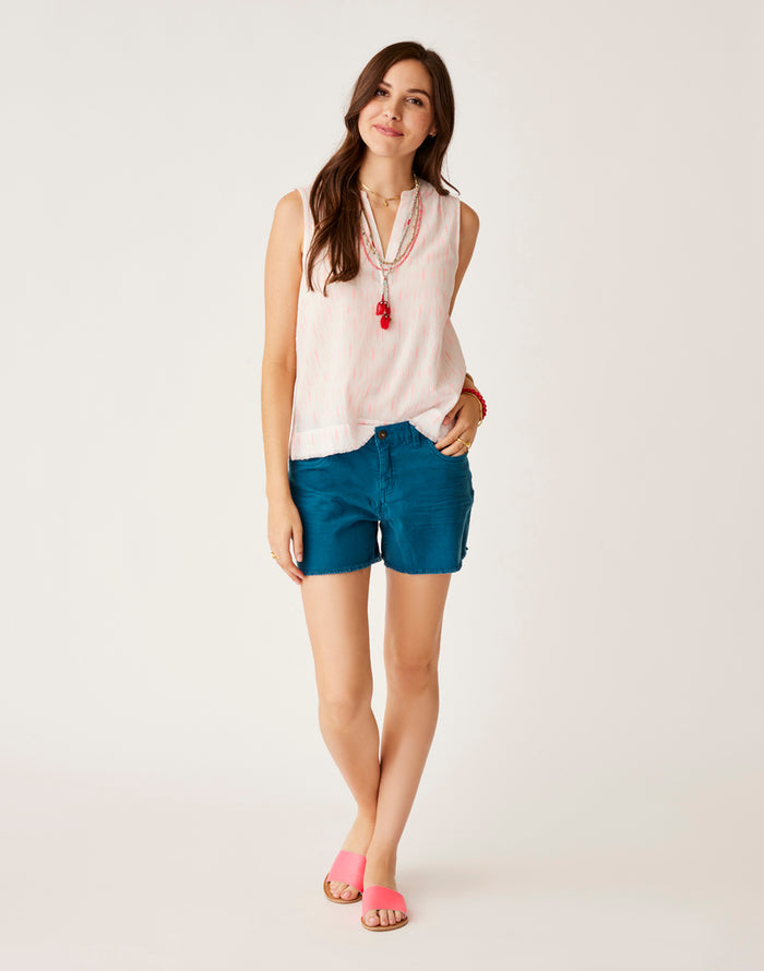 Oahu 4" Twill Short: Azul - FINAL SALE