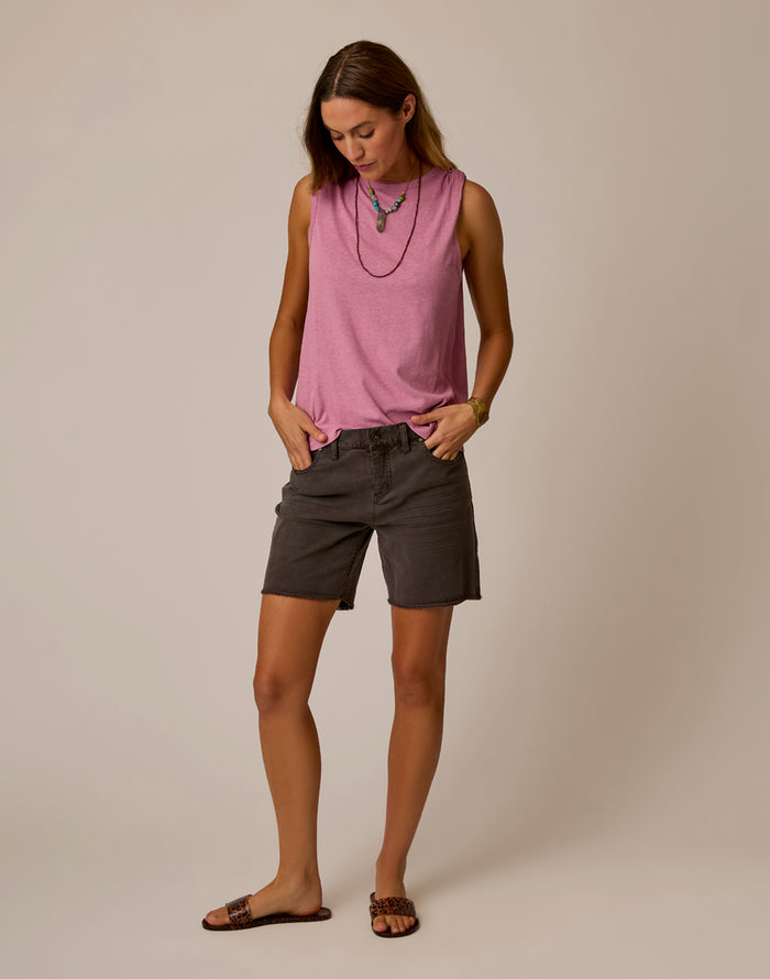 Oahu 6" Twill Short: Espresso
