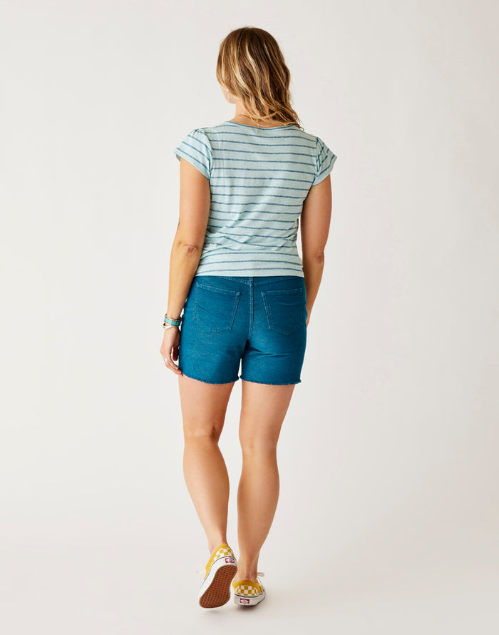 Oahu Hi Rise 6" Short: Azul - FINAL SALE
