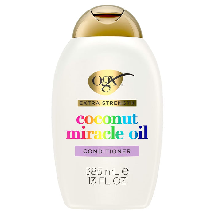 OGX Extra Strength Damage Remedy + Coconut Miracle Oil Conditioner 13 oz - 4 Pack