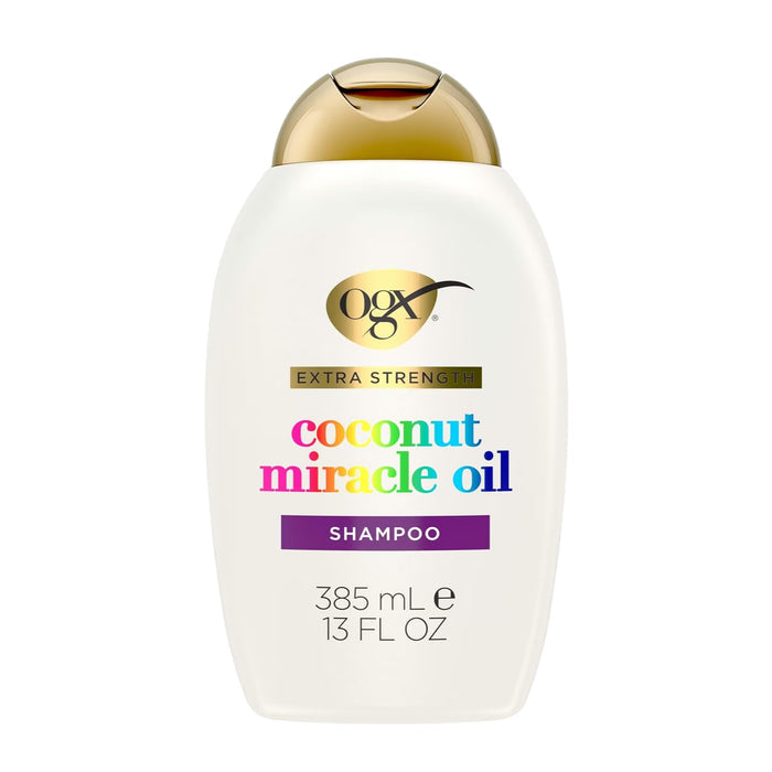 OGX Extra Strength Damage Remedy + Coconut Miracle Oil Shampoo 13 oz - 4 Pack