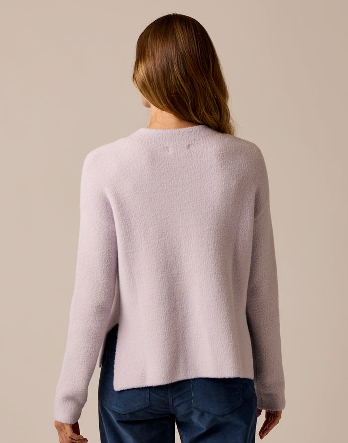 Olivia Plush Sweater: Dark Dawn Birdseye