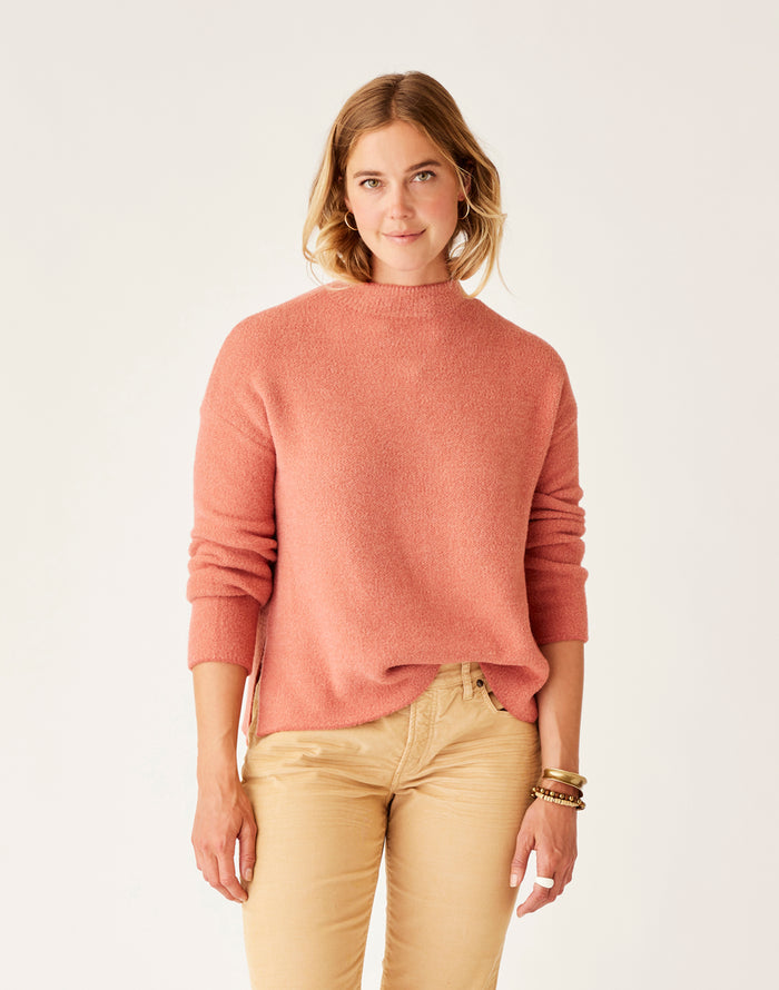 Olivia Plush Sweater: Henna Heather - FINAL SALE