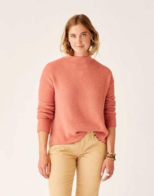Olivia Plush Sweater: Henna Heather - FINAL SALE