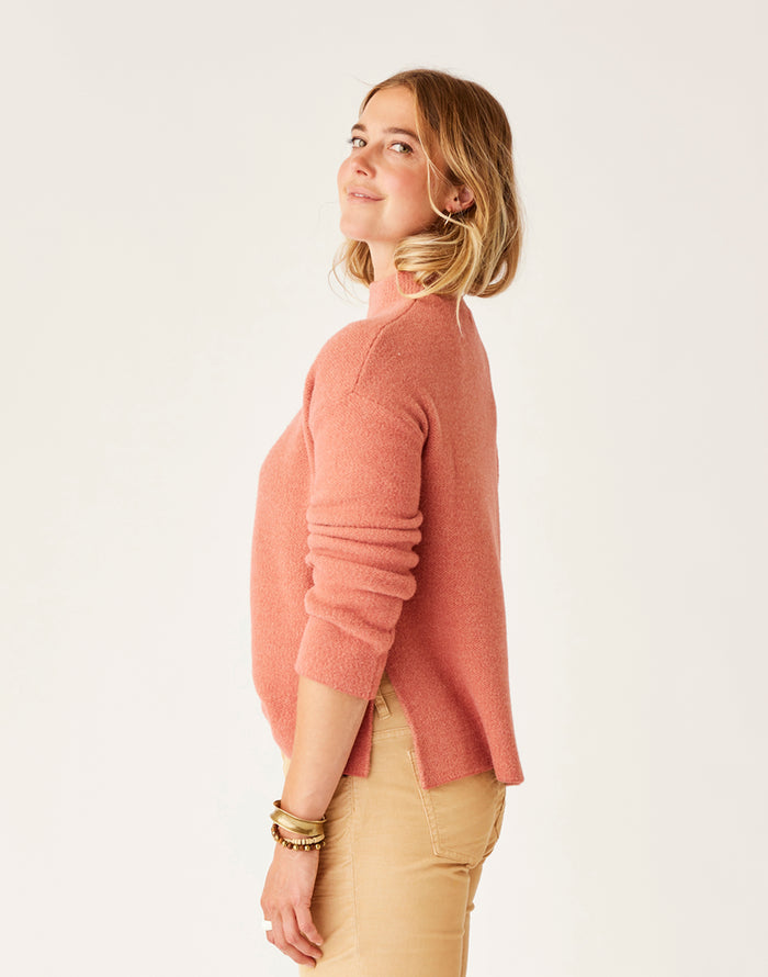 Olivia Plush Sweater: Henna Heather - FINAL SALE