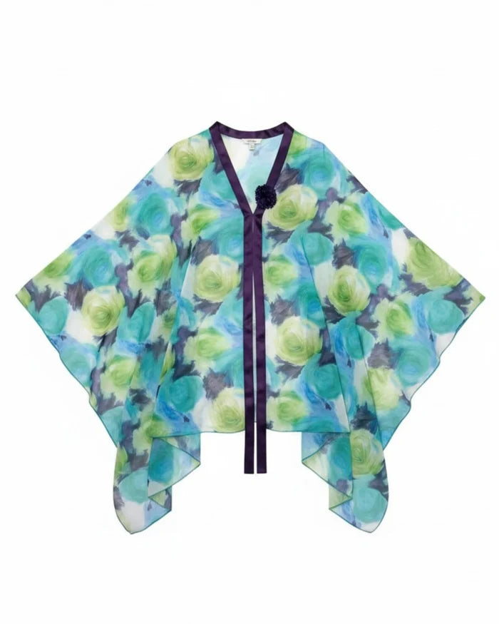 One-of-A-Kind Italian Silk Kaftan | Pattern 2