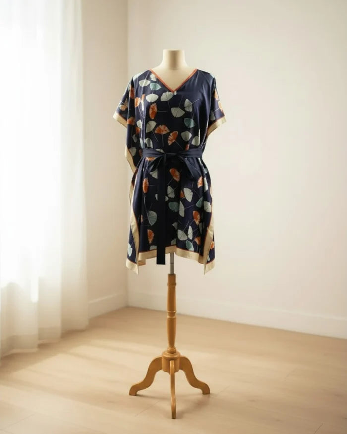 One-of-A-Kind Silk Blend Kaftan | Pattern 5