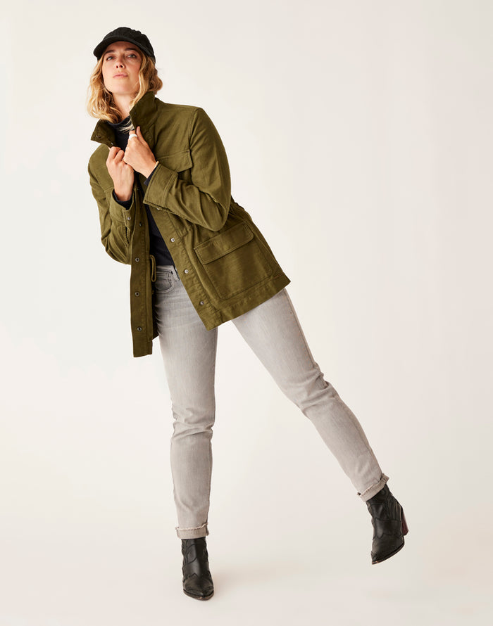 Opal Utility Jacket: Fir - FINAL SALE