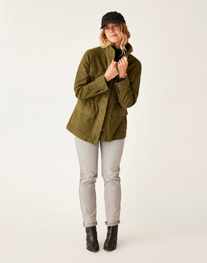 Opal Utility Jacket: Fir - FINAL SALE