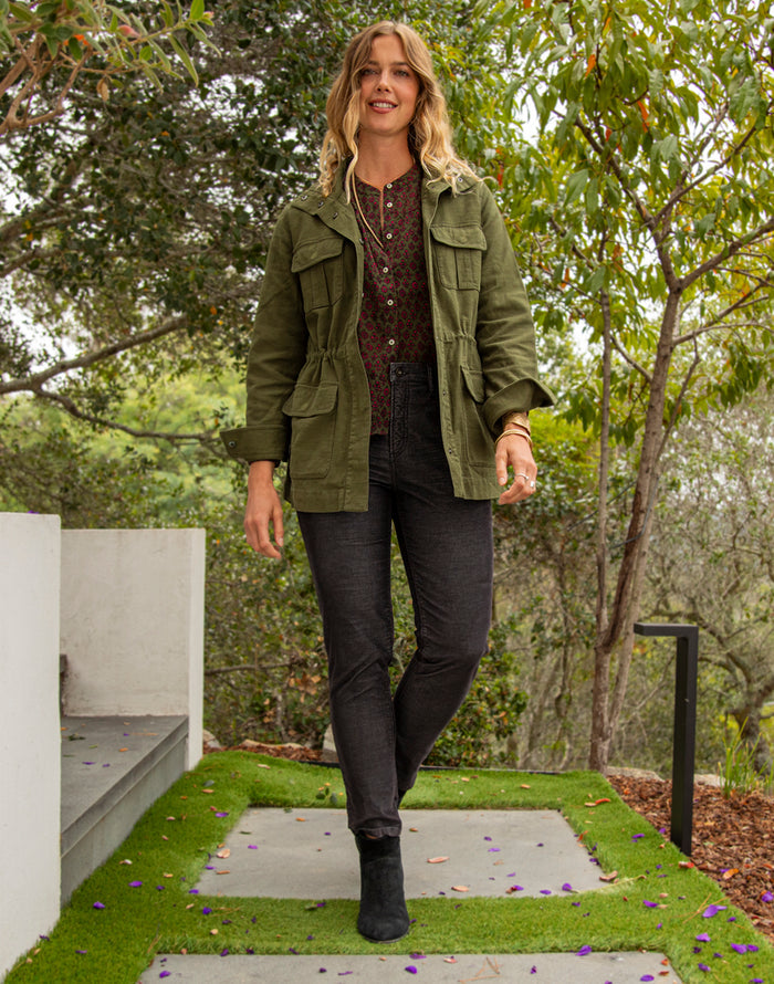 Opal Utility Jacket: Fir - FINAL SALE