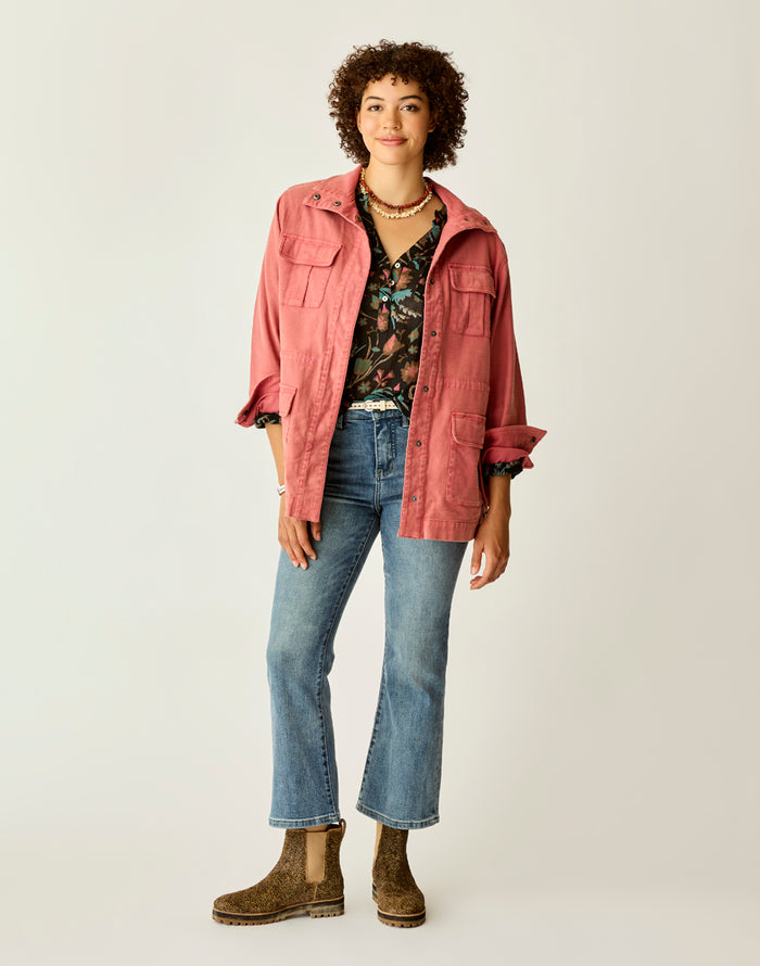 Opal Utility Jacket: Henna - FINAL SALE