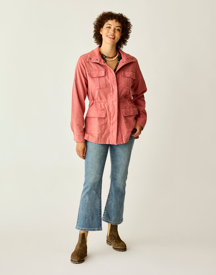Opal Utility Jacket: Henna - FINAL SALE