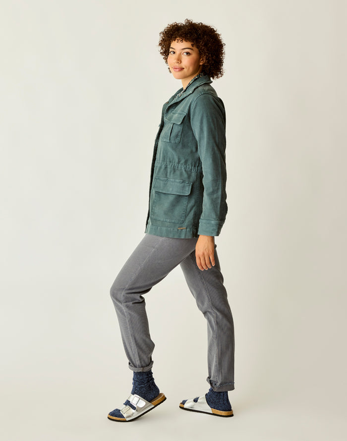 Opal Utility Jacket: Slate - FINAL SALE