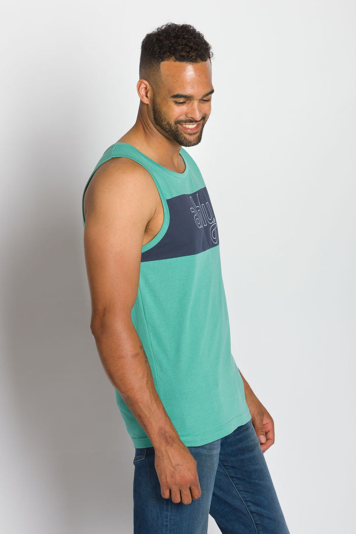Outline Tank | Men's Cotton Mesh Tank Top