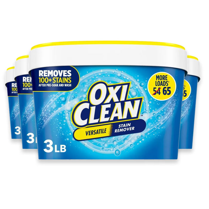 OxiClean Versatile Stain Remover Powder - 3 lb - 4 Pack