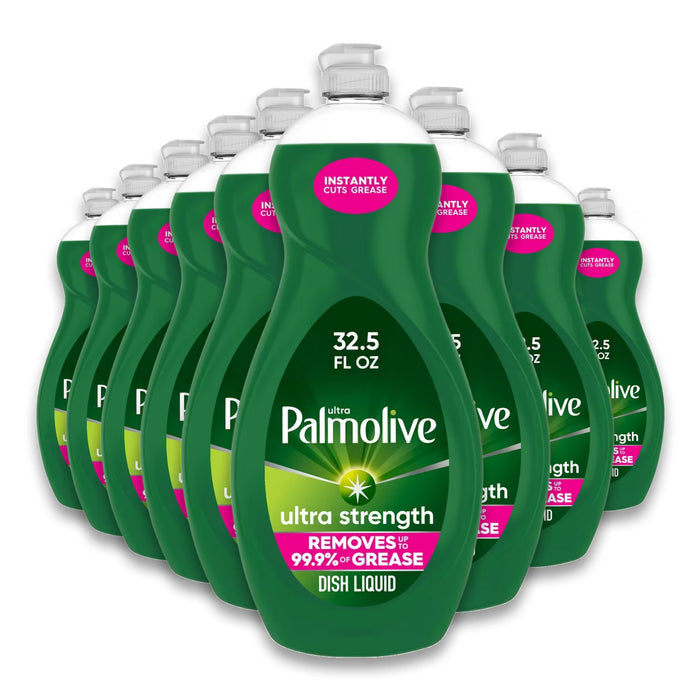 Palmolive Ultra Strength Dish Soap, Fresh Scent - 32.5 oz - 9 Pack