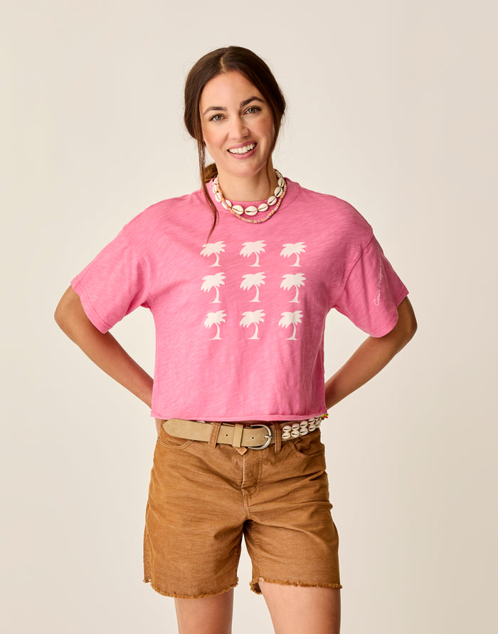 Parker Graphic Tee: Chateau Grid - FINAL SALE