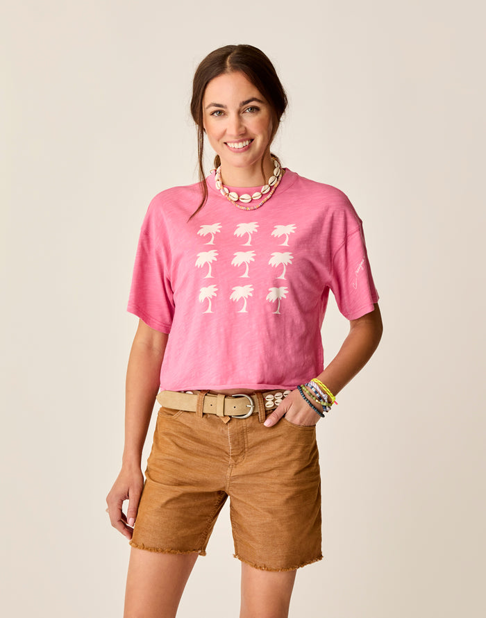 Parker Graphic Tee: Chateau Grid - FINAL SALE