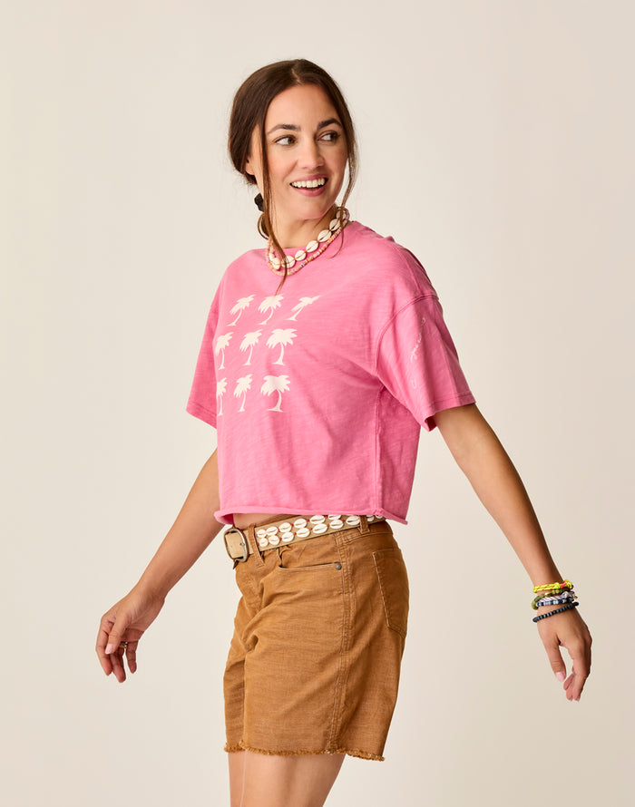 Parker Graphic Tee: Chateau Grid - FINAL SALE
