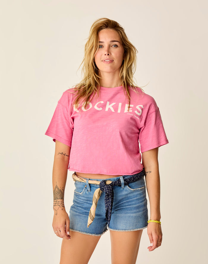 Parker Graphic Tee: Chateau Rockies - FINAL SALE