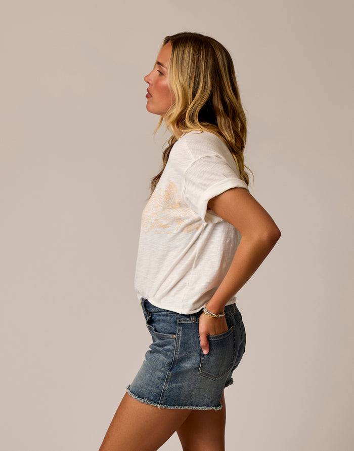 Parker Graphic Tee: Cloud Canopy