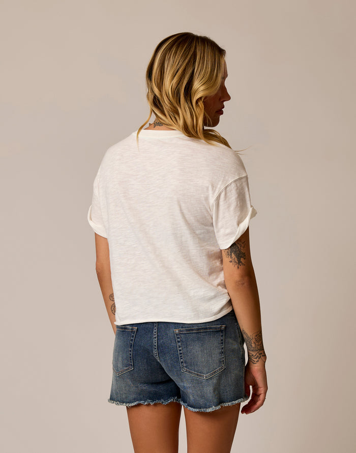 Parker Graphic Tee: Cloud Canopy