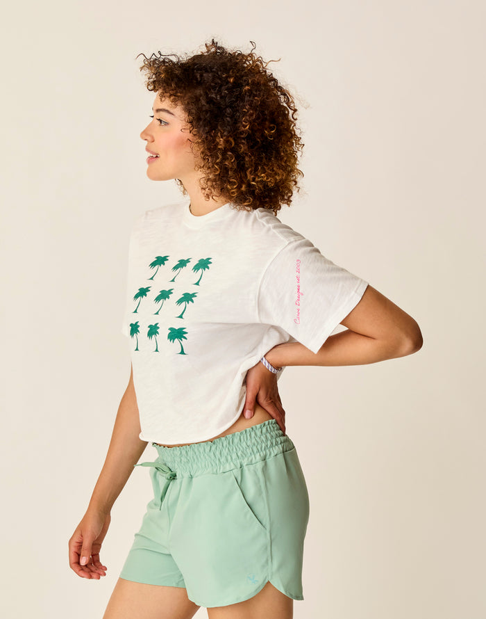 Parker Graphic Tee: Cloud Grid - FINAL SALE