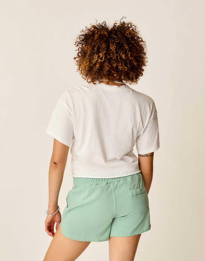 Parker Graphic Tee: Cloud Grid - FINAL SALE
