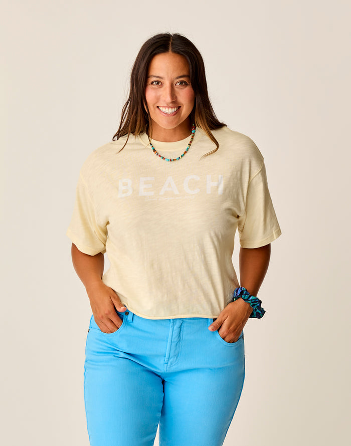Parker Graphic Tee: Dogwood Beach - FINAL SALE
