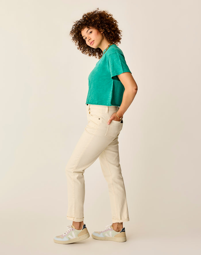 Parker Graphic Tee: Jade Beach - FINAL SALE