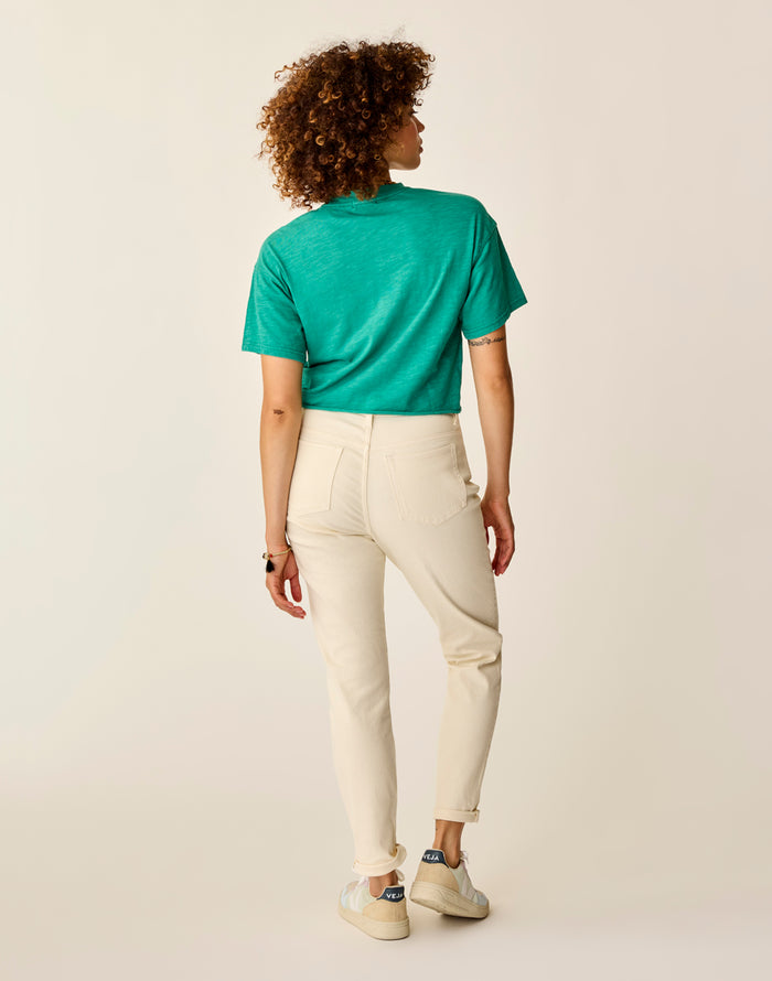 Parker Graphic Tee: Jade Beach - FINAL SALE