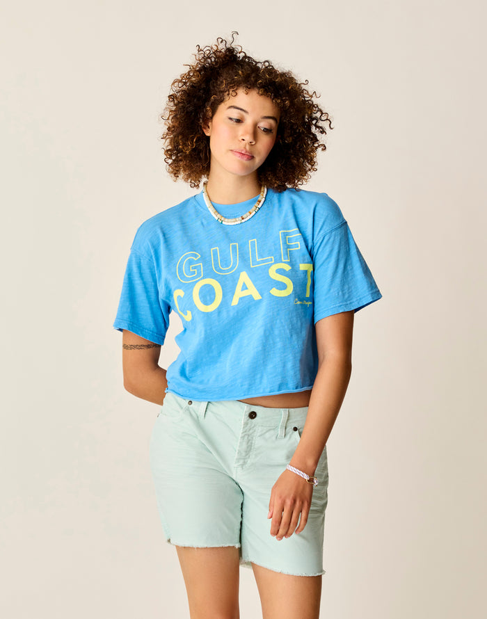 Parker Graphic Tee: Lagoon Gulf - FINAL SALE
