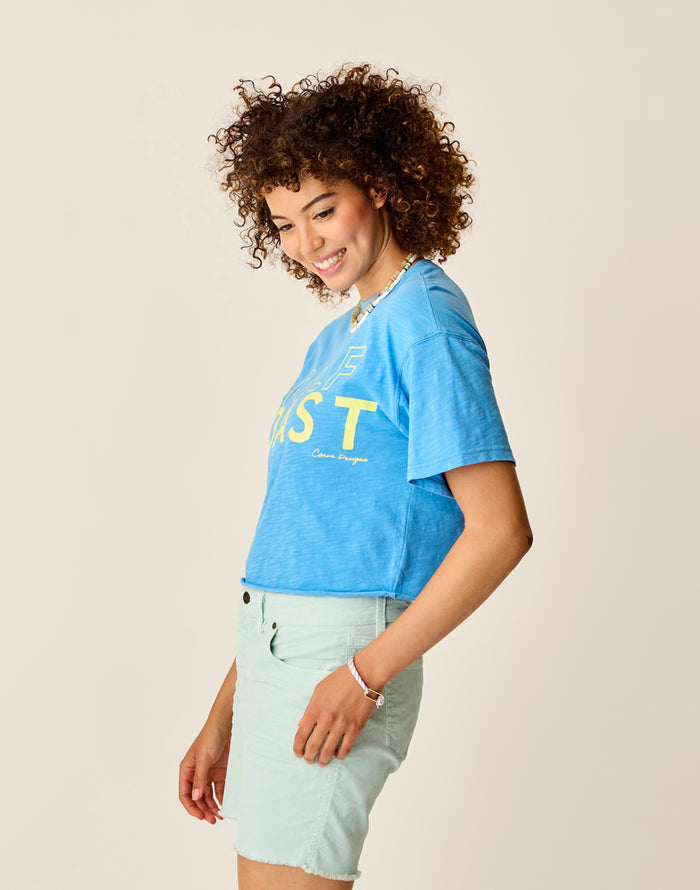 Parker Graphic Tee: Lagoon Gulf - FINAL SALE